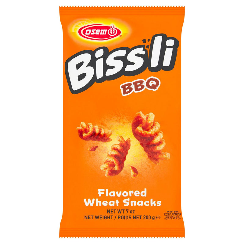 Osem Bissli BBQ wheat snacks 200g, imported from the UK