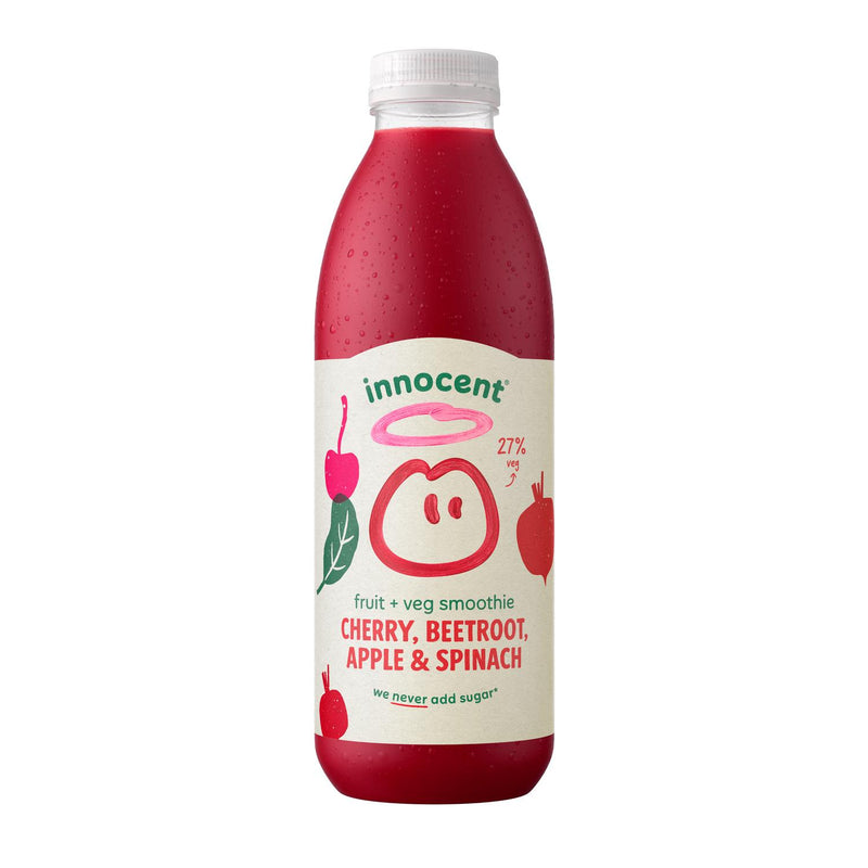 Innocent Cherry Beetroot Apple Spinach smoothie 750ml, UK version