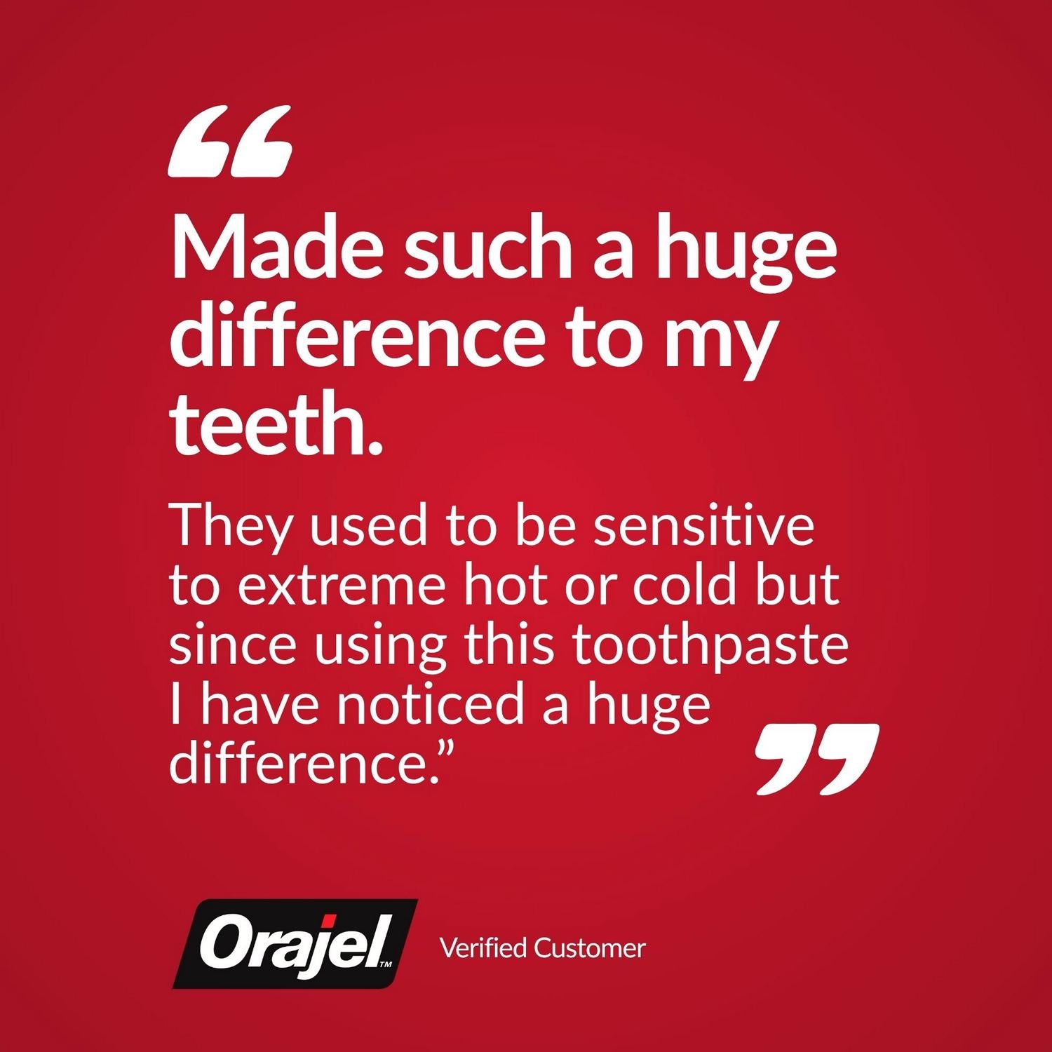 Orajel Sensitivity ProShield Toothpaste 75ml (British brand)