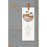 Gibson Father's Day card with bookmark, UK version