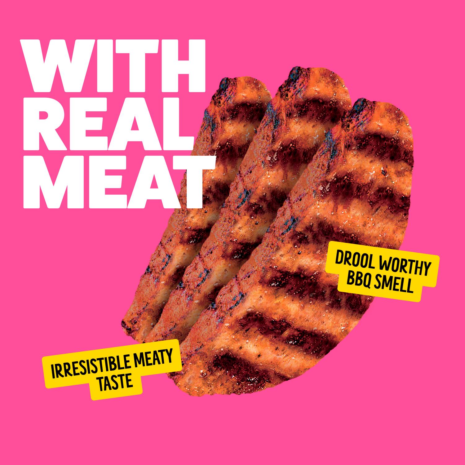 Bonkers BBQ steak cut dog treats 85g - British product