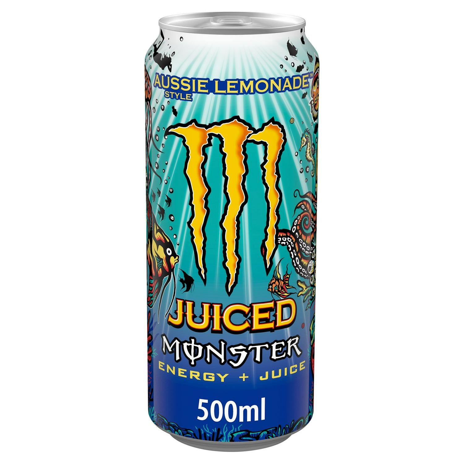 Monster Energy Aussie Style Lemonade 500ml, imported from the UK