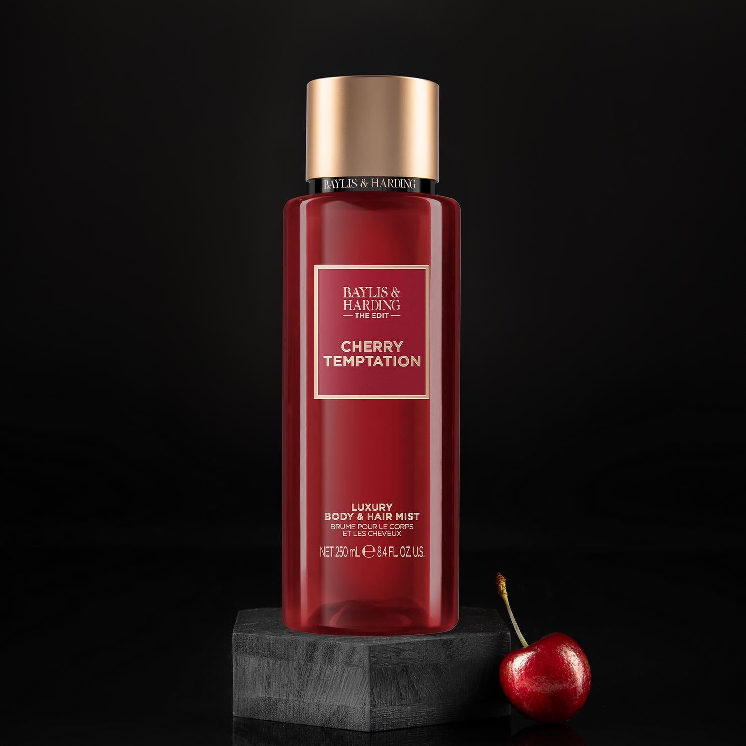 Dark Cherry and Sandalwood Body and Hair Mist 250ml