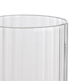 Habitat Wide Ribbed Hiball Glass - Clear