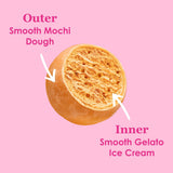 Little Moons brown butter caramel mochi ice cream 6x30g, UK version