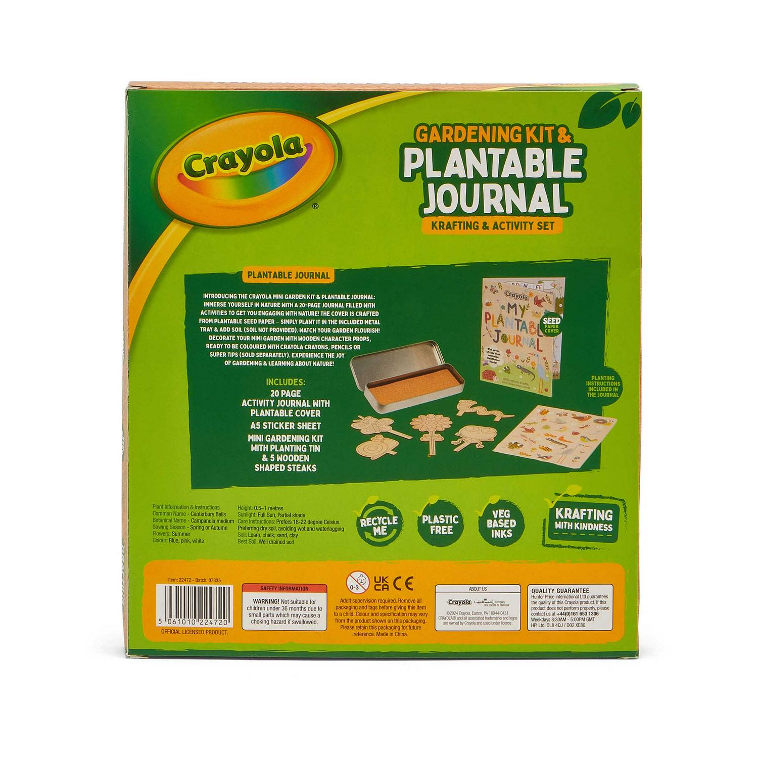 Crayola Plantable Journal & Mini Garden Kit