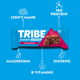 Tribe Protein & Focus chocolate brownie bar 60g (British brand)