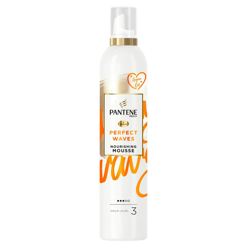 Pantene Pro-V Perfect Waves Hair Mousse 200ml, imported from the UK