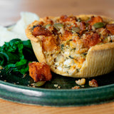 Higgidy roasted sweet potato spinach and feta pie 200g, UK version