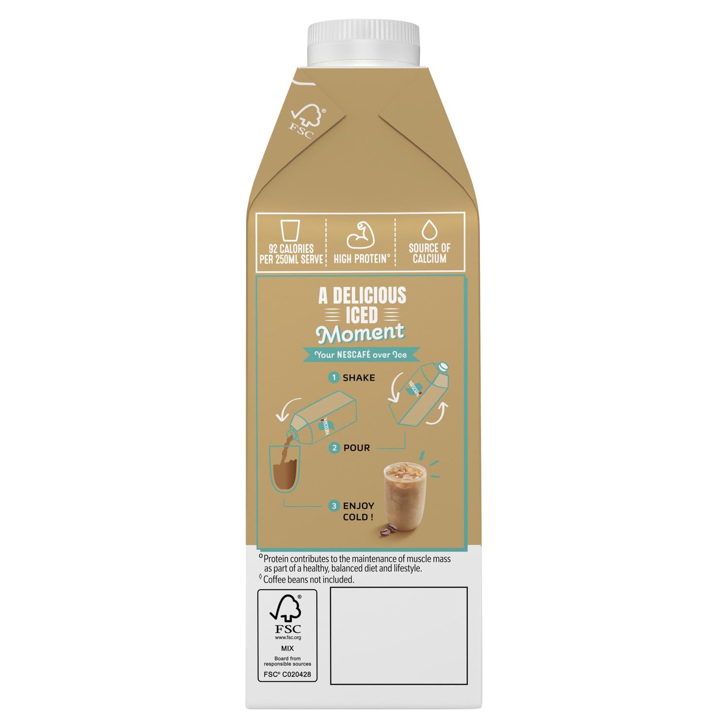 Nescafe Iced Coffee Latte Multiserve 750ml