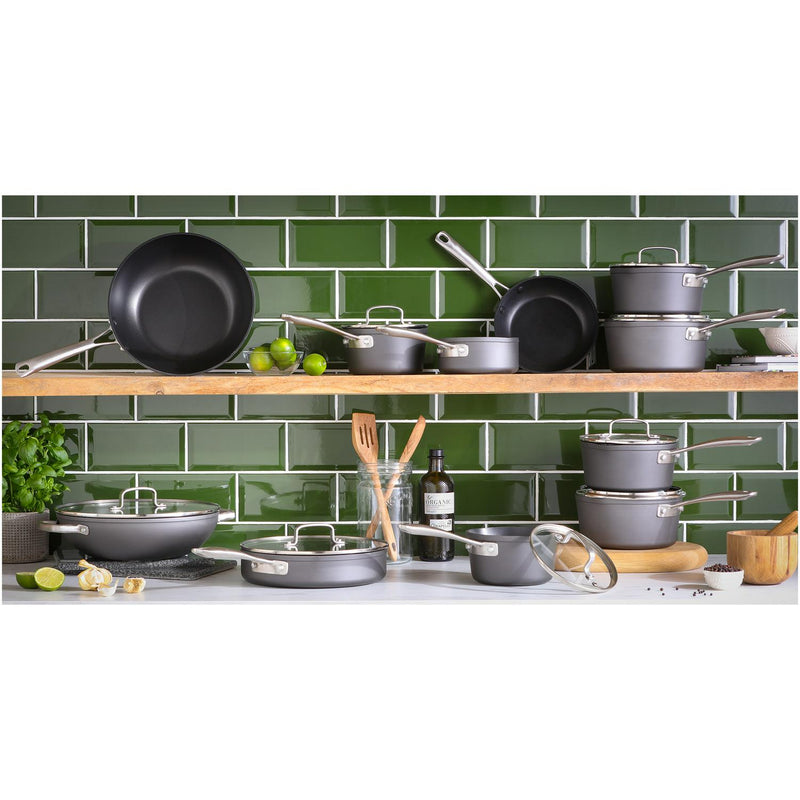 Habitat hard anodised aluminium saucepan set 3 piece, UK version