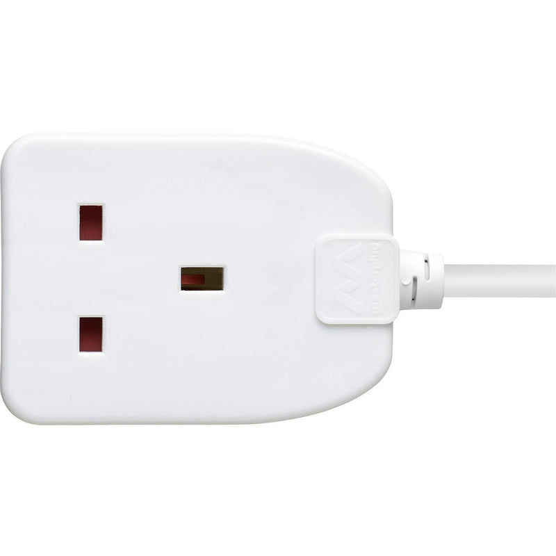 Masterplug Basic Single Socket Extension Lead 5m Cable, imported from the UK