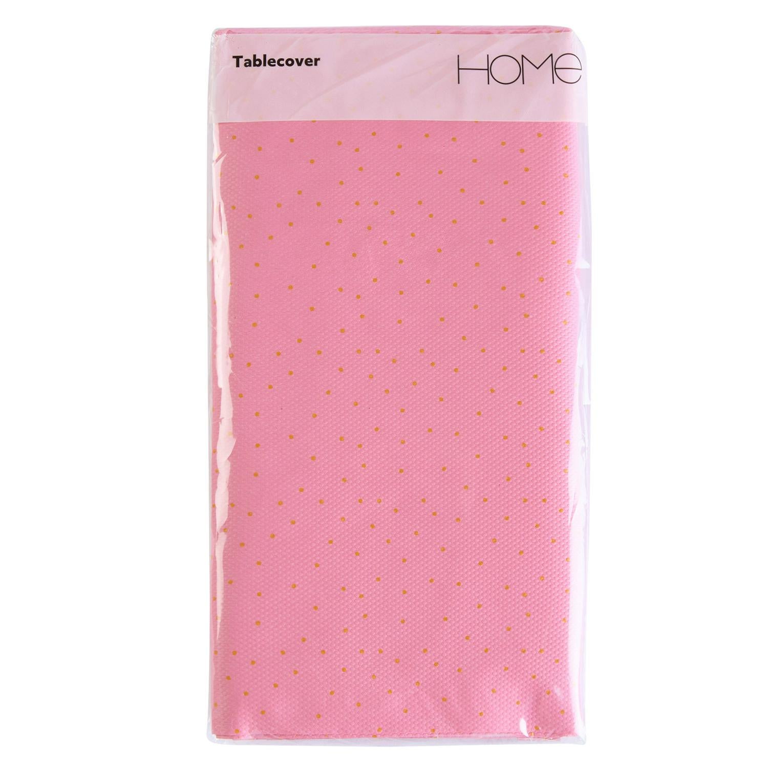 Sainsbury's Home Polka Dot Paper Tablecover Pink, imported from the UK