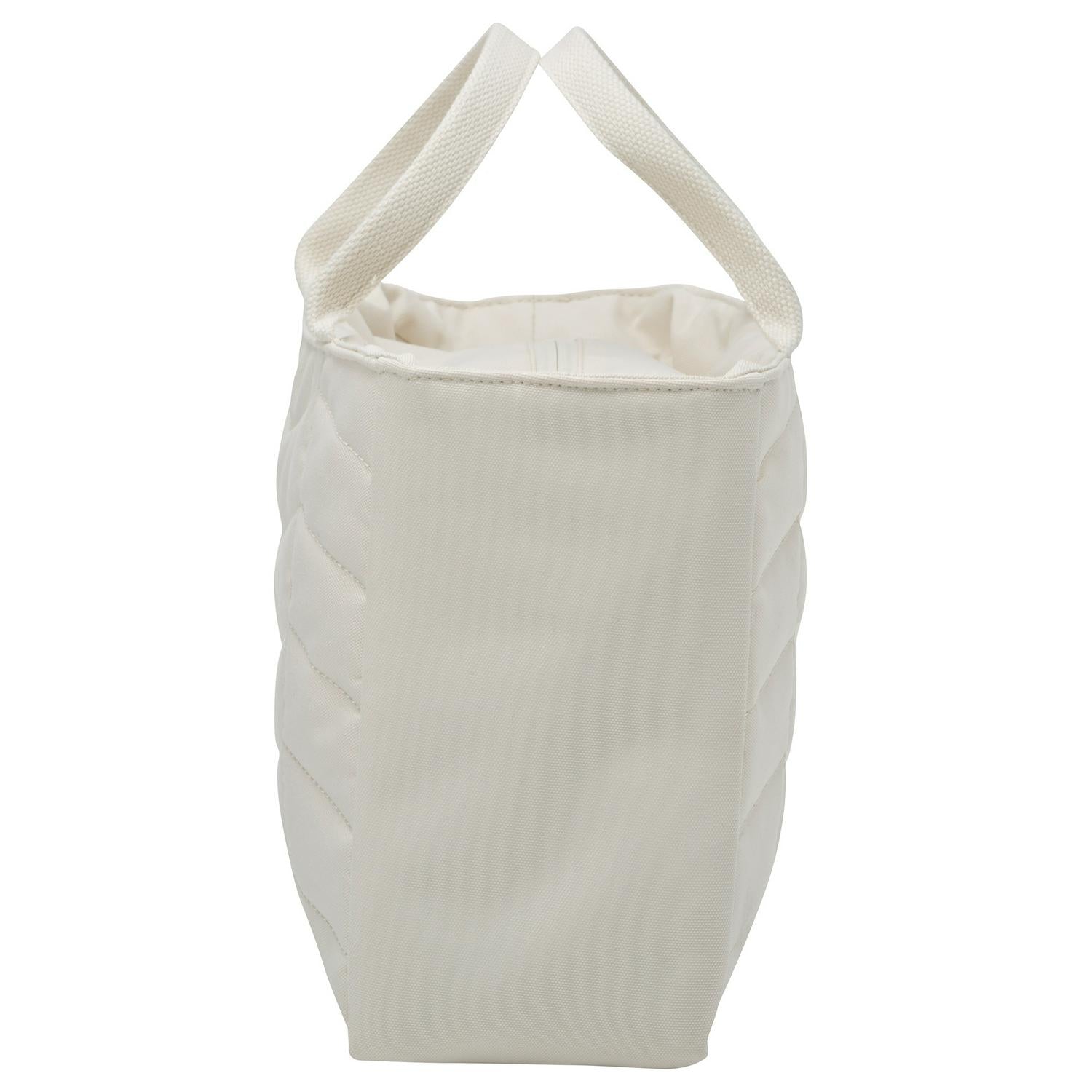 Smash Planet Chevron Lunch Bag Beige 24cm long (British brand)