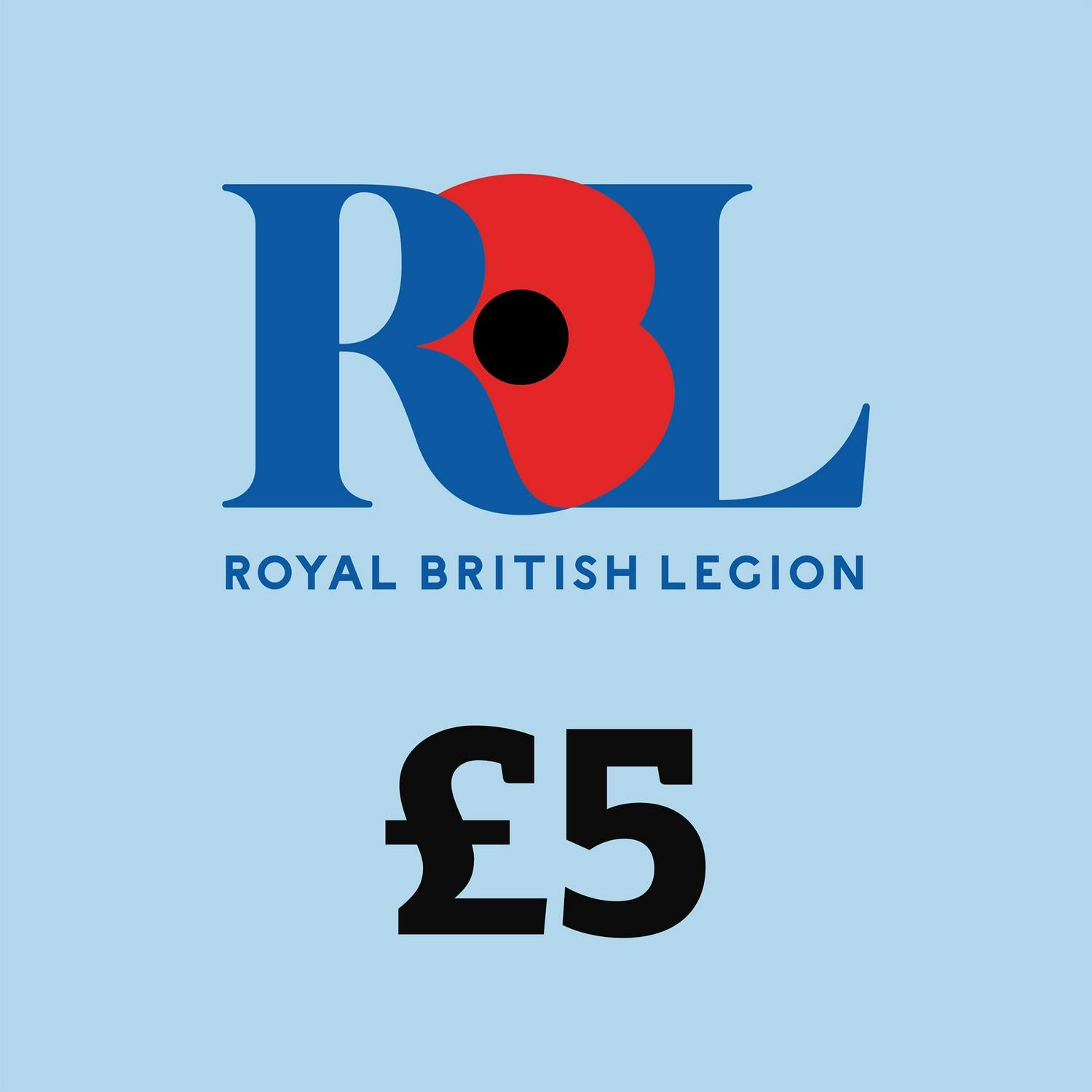 Poppy Appeal £5 Monetary Donation 2025