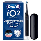 Oral-B iO2 Night Black Electric Toothbrush, imported from the UK