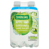 Sainsbury's Bottled Apple & Elderflower Sparkling Water 4x500ml