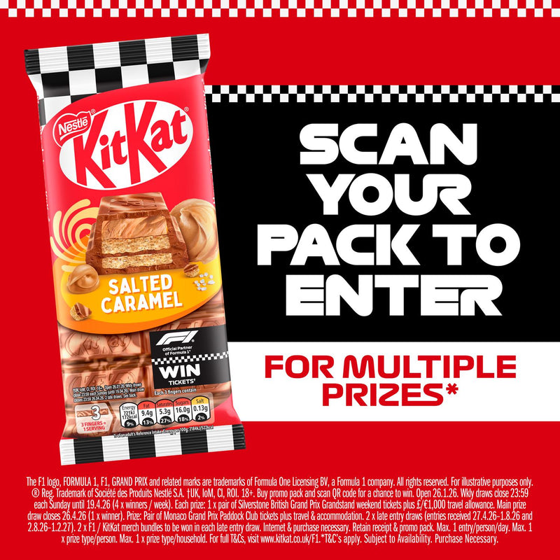 KitKat Salted Caramel Chocolate Sharing Bar 99g, UK version