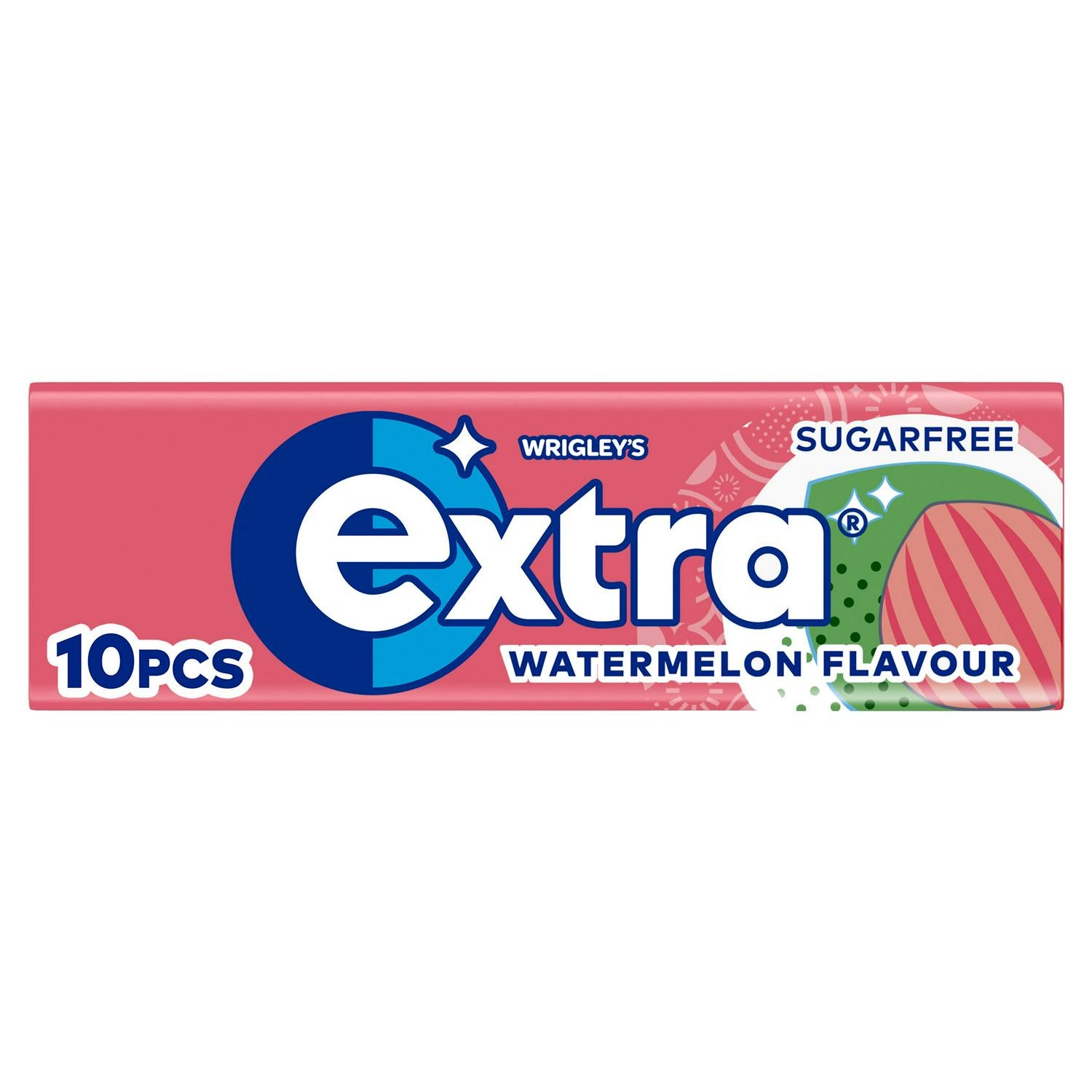 Extra watermelon sugarfree chewing gum pieces 10 - British product