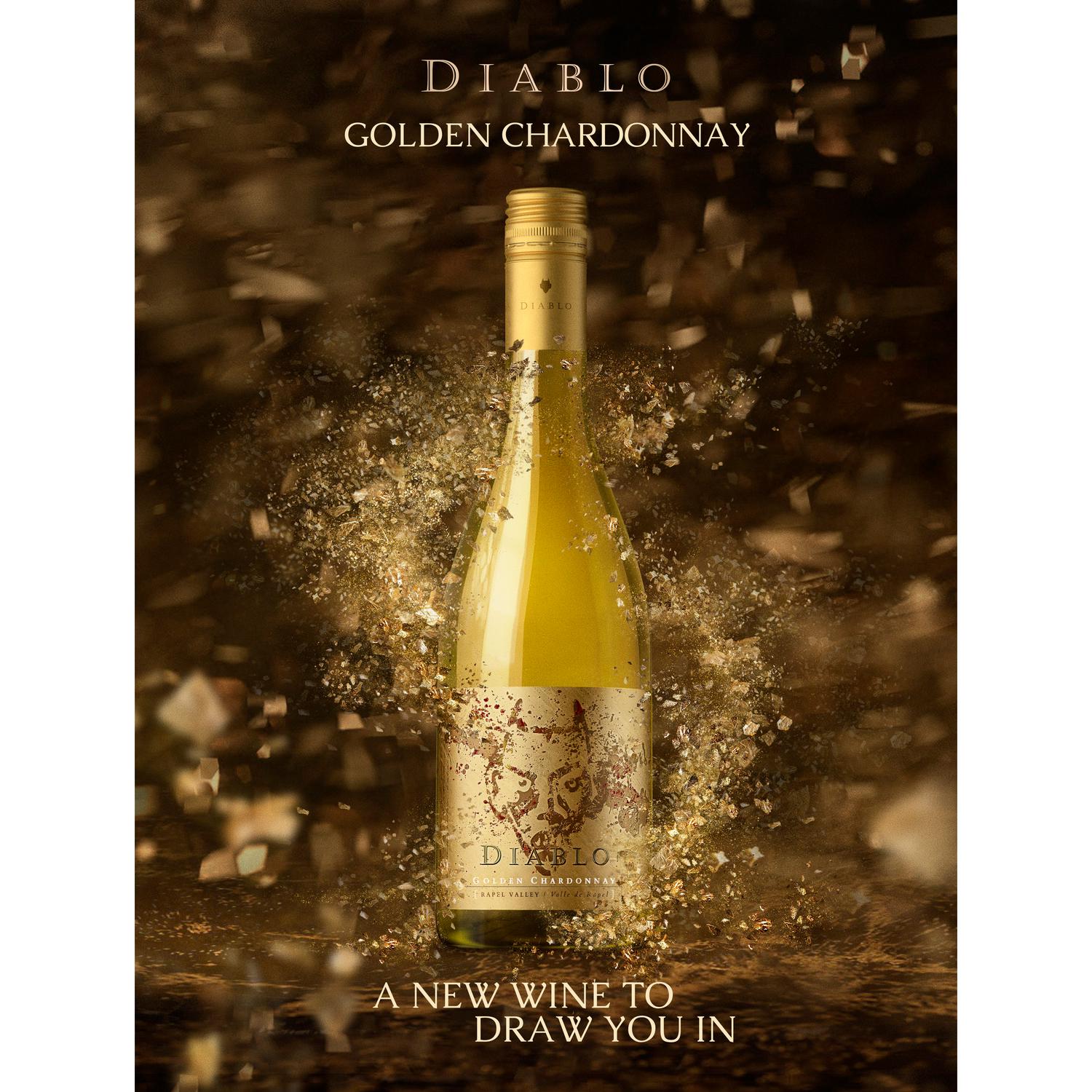 Diablo Golden Chardonnay Chile White Wine 75cl