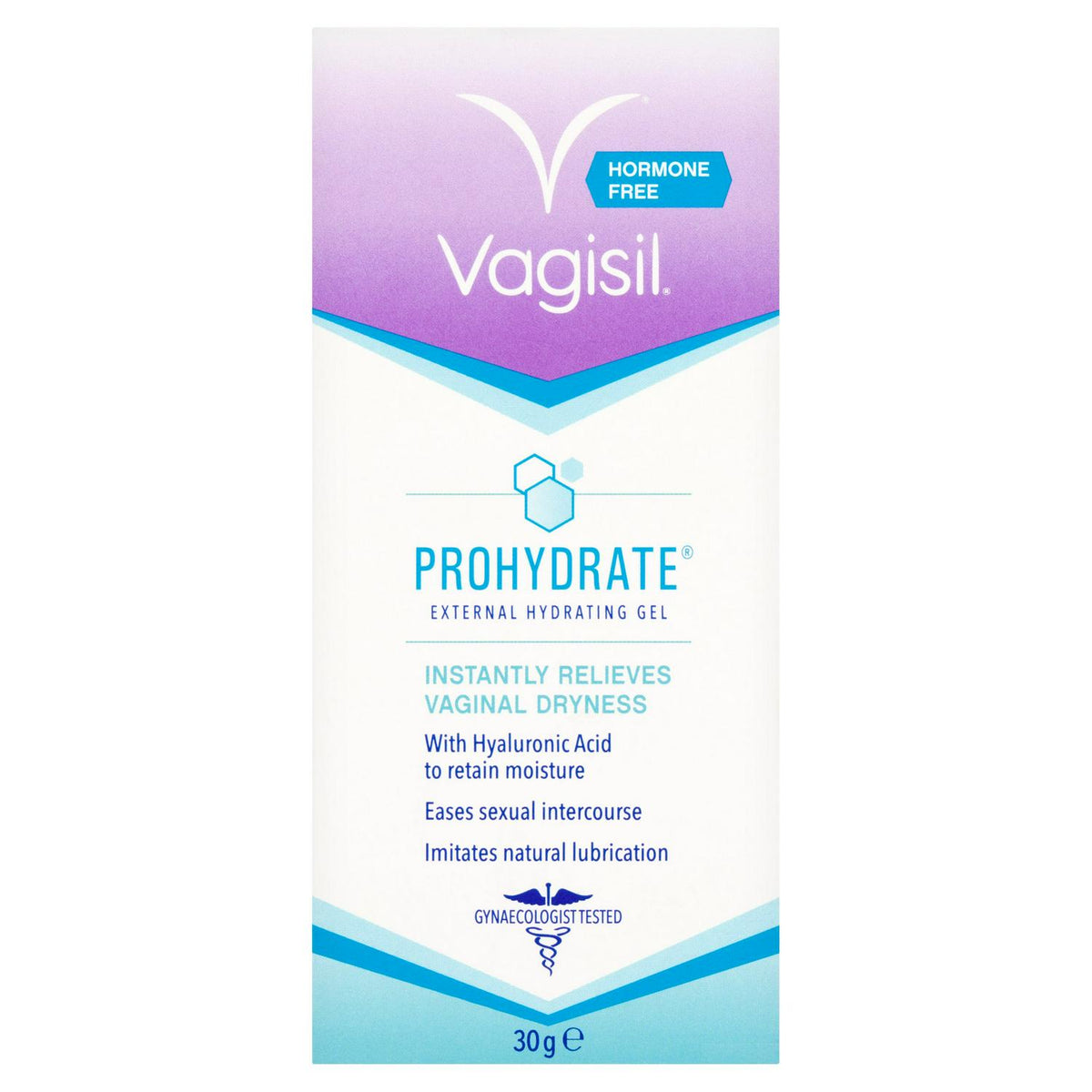 Vagisil external hydrating gel for vaginal dryness 30g (British brand)