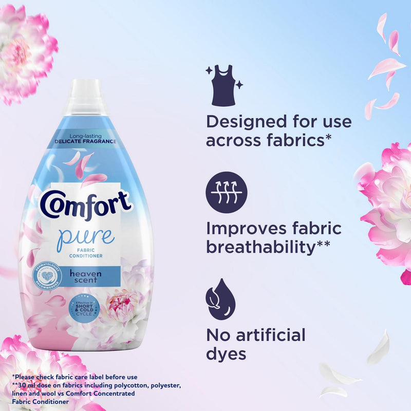 Comfort Pure Heaven Fabric Conditioner 960ml - British product
