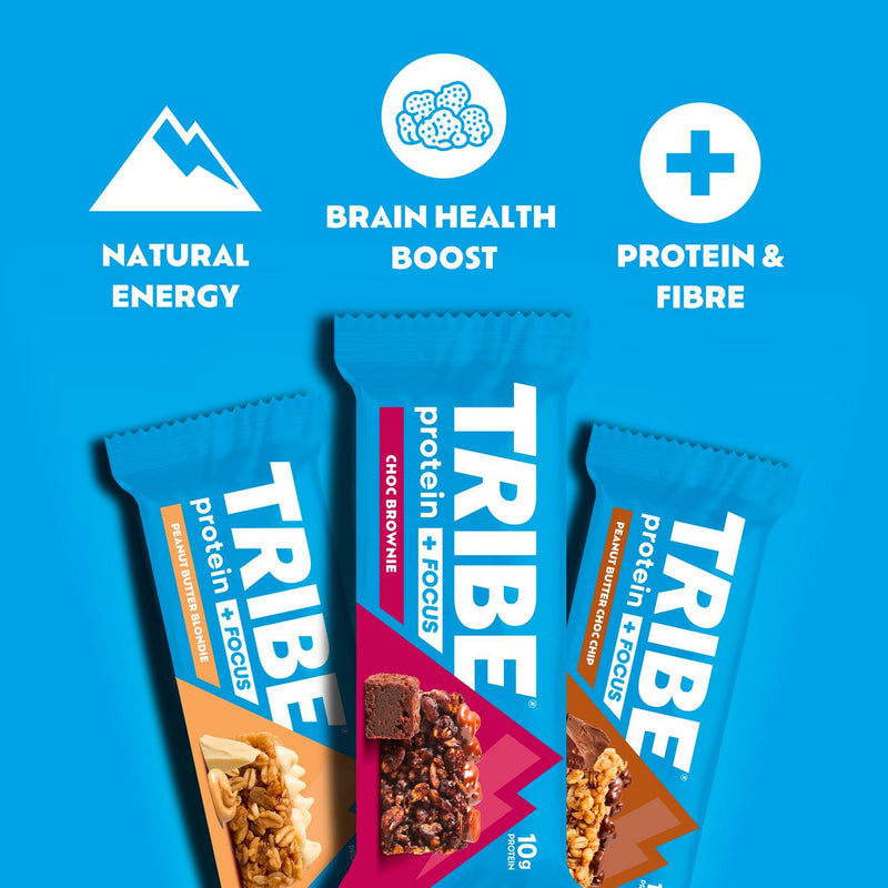 Tribe Protein Bar Peanut Butter Choc Chip 60g (British brand)