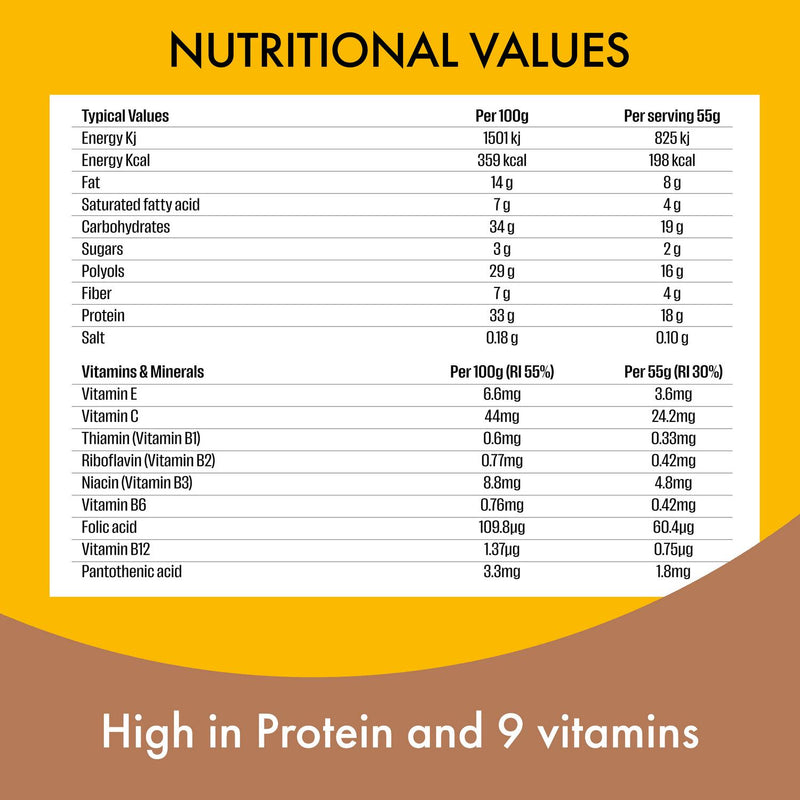 Fulfil White Chocolate Cookies Protein Bar 55g - British product