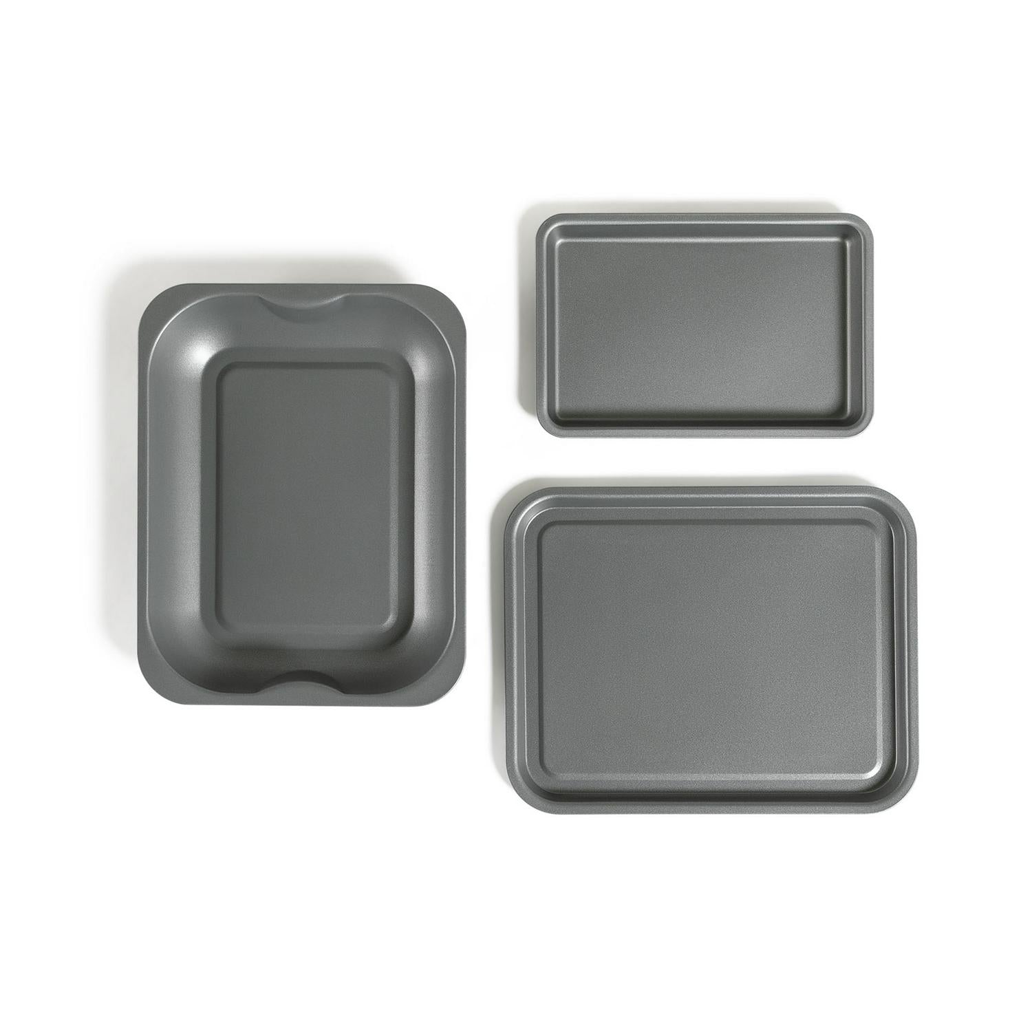 Habitat 3 Piece Non Stick Bakeware Set Carbon Steel, UK version