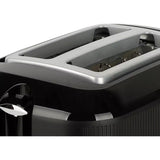 Cookworks Texture Tilly 2 Slice Toaster - Black