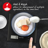 Salter digital kitchen scale black 3kg capacity (British brand)