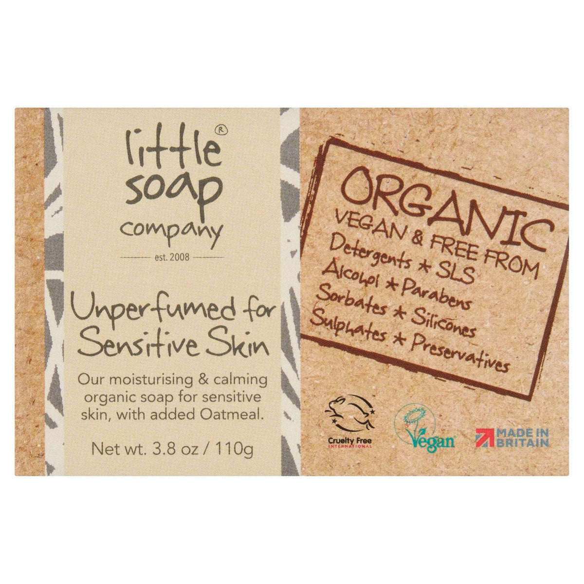 Unperfumed Sensitive Skin Soap 110g