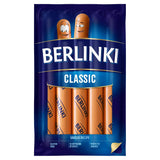 Morliny Berlinki Classic Hot Dogs 250g, imported from the UK