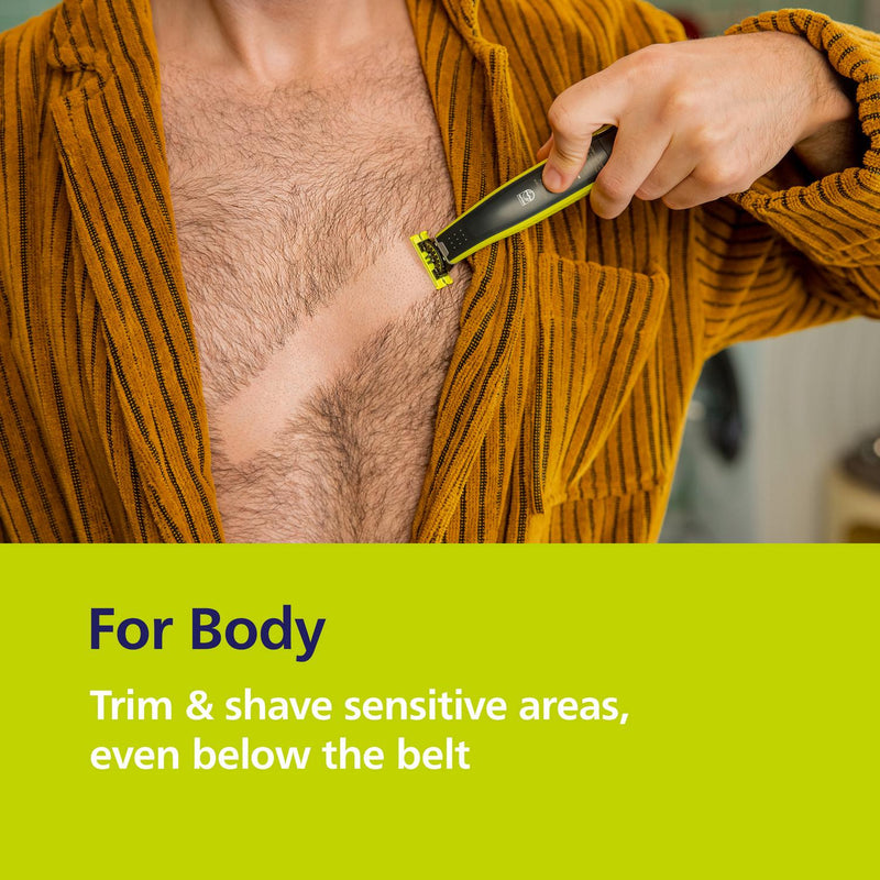 Philips Oneblade 360 face and body shaver, imported from the UK