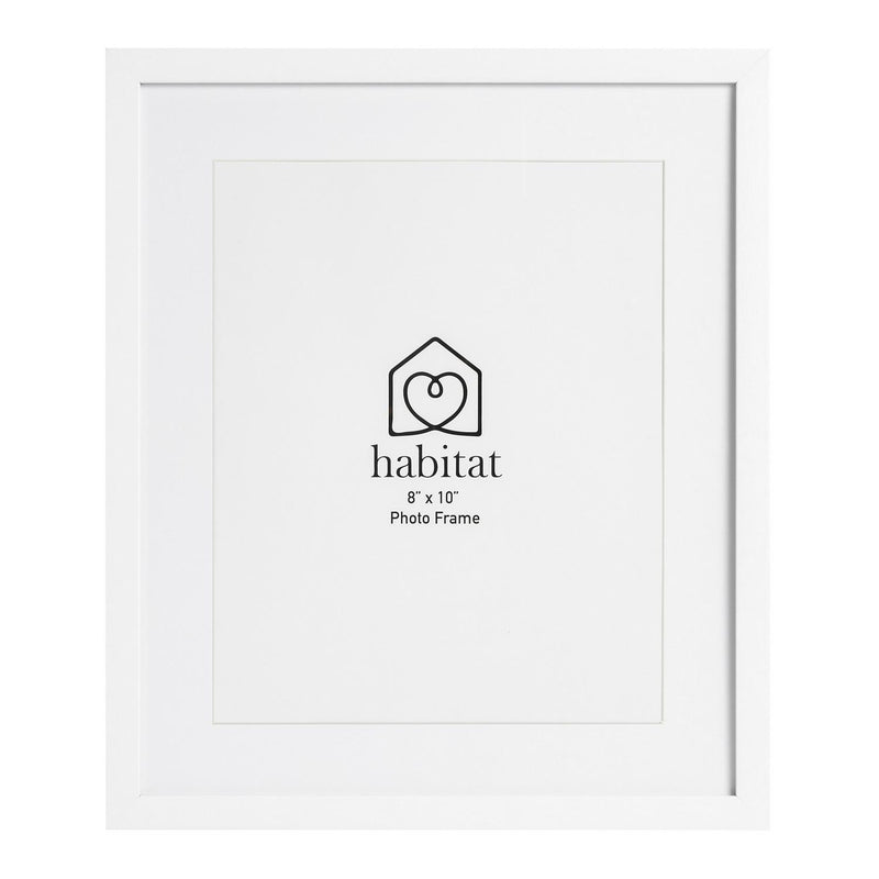 Habitat Single Mount White Photo Frame 8x10 inches, UK version