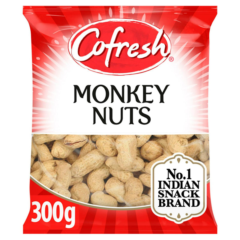 Cofresh monkey nuts 300g roasted in shell - British product