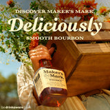 Maker's Mark bourbon whisky 70cl, imported from the UK