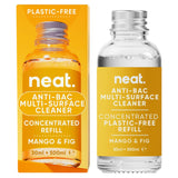 neat. Surface Cleaner Mango & Fig 30ml, imported from the UK