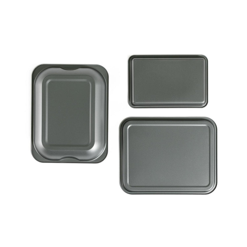 Habitat 3 Piece Non Stick Bakeware Set Carbon Steel, UK version