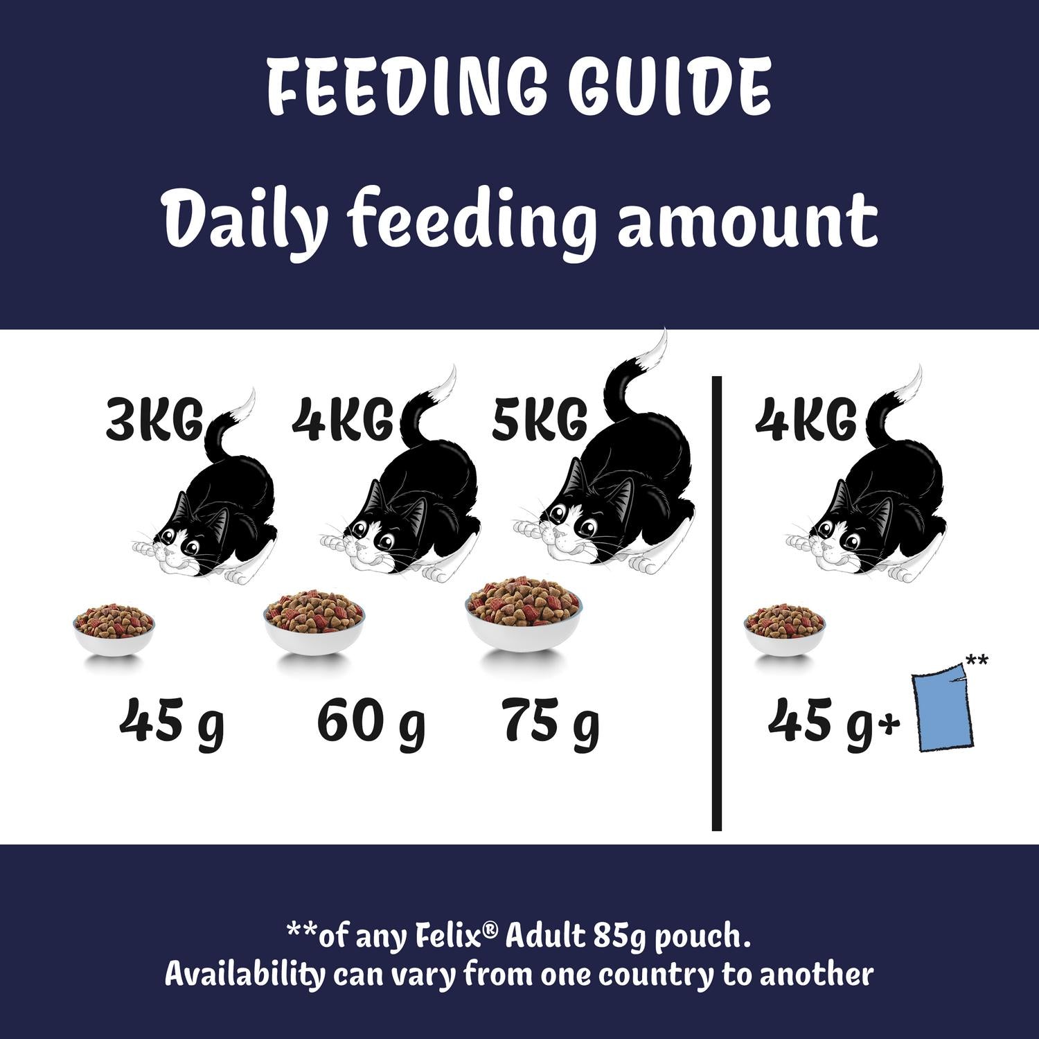 Felix Doubly Delicious Beef Chicken & Vegetables Dry Cat Food 750g