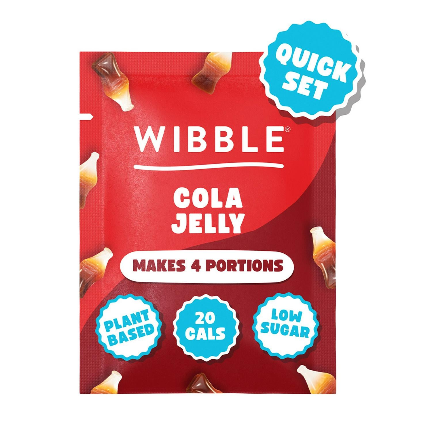 Wibble Cola Jelly Crystals 57g sachet (British brand)