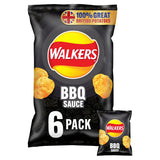 Walkers Crisps Barbeque 6 x 25g