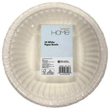 Sainsbury's Home White Paper Bowls 25 Pack (British brand)