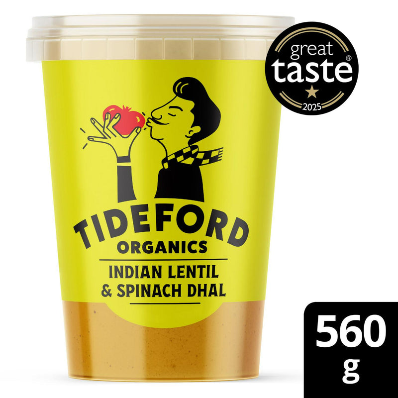 Tideford Organics Indian Lentil & Spinach Dhal Soup 560g (British brand)