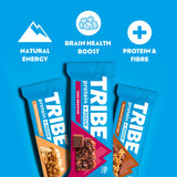 Tribe Protein & Focus chocolate brownie bar 60g (British brand)