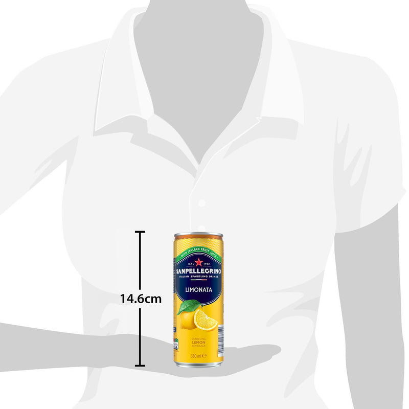 San Pellegrino sparkling lemon drink 330ml (British brand)