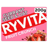 Ryvita Fruit Crunch Crispbread Currant Seed 200g, imported from the UK