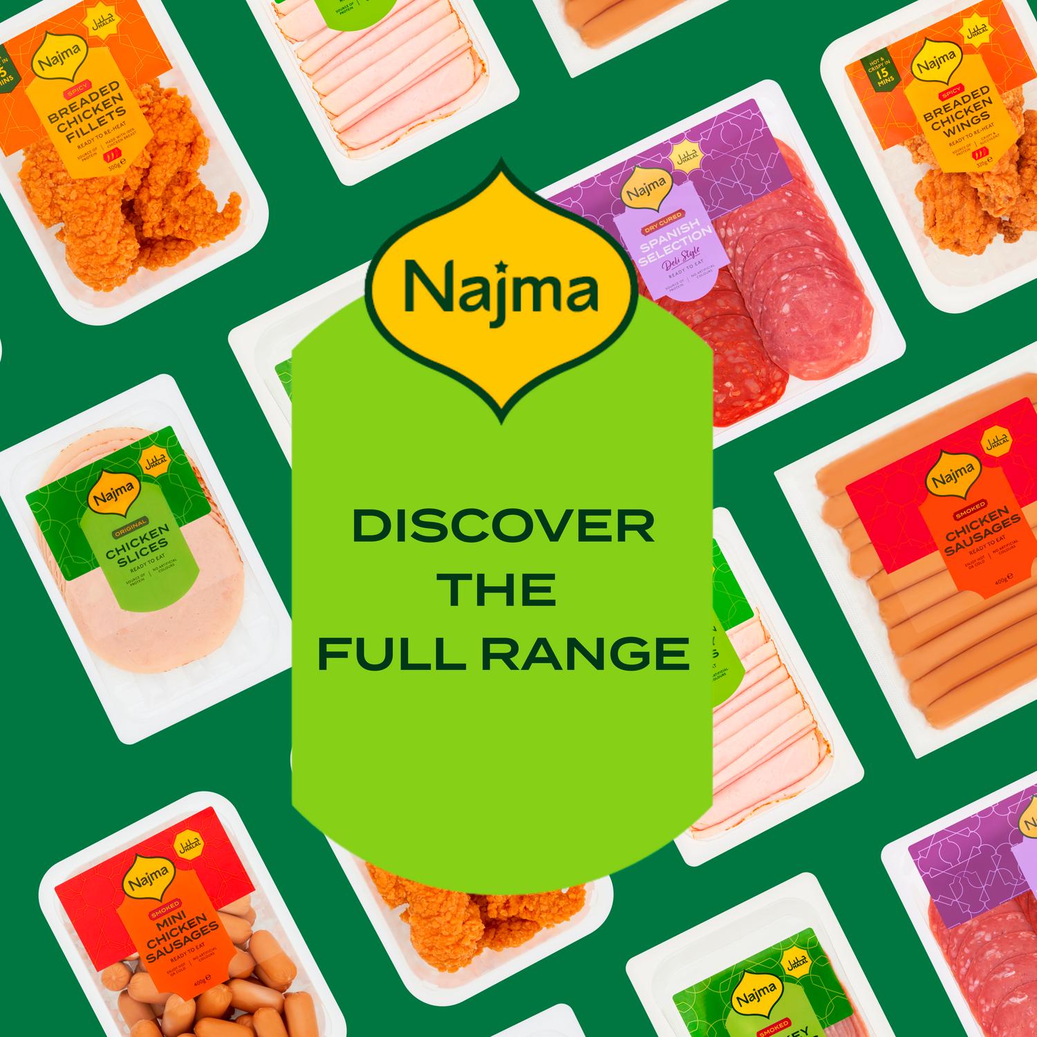 Najma wafer thin turkey slices 125g, imported from the UK