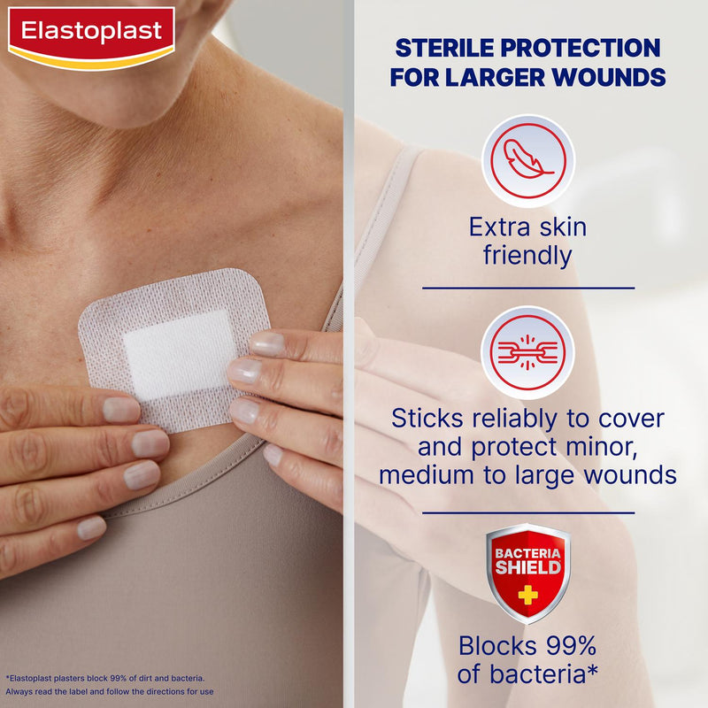 Elastoplast Med 5 Sensitive XL Dressings 6x7cm