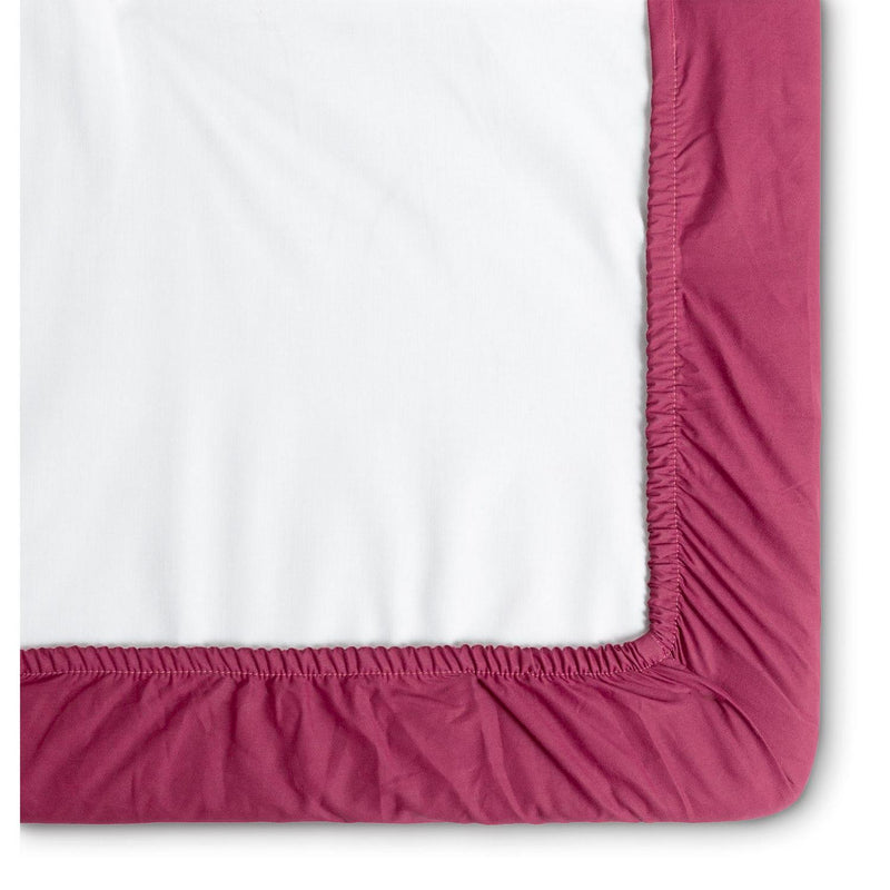 Habitat Cotton Rich 180 TC Fitted Sheet - Plain Berry